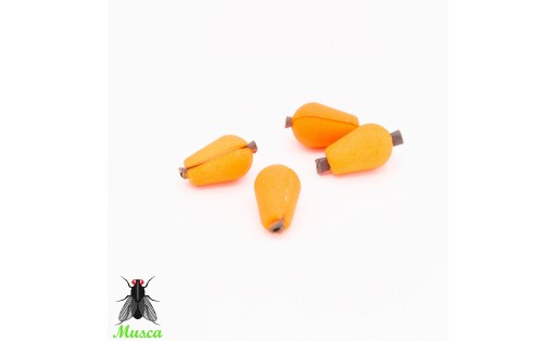 MUSCA Teardrop Mousse Orange Petit - Pêche Mouche
