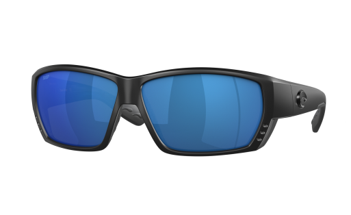 Lunettes polarisantes COSTA Tuna Alley Matte Black 580P Blue Mirror